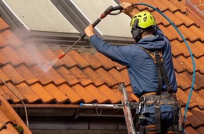 Démoussage et hydrofuge de toiture à Lucciana